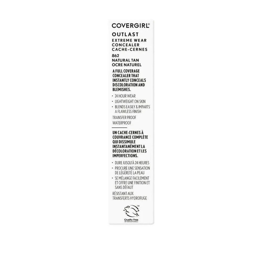 Covergirl Outlast Extreme Wear Full Coverage Concealer #862 Natrual Tan